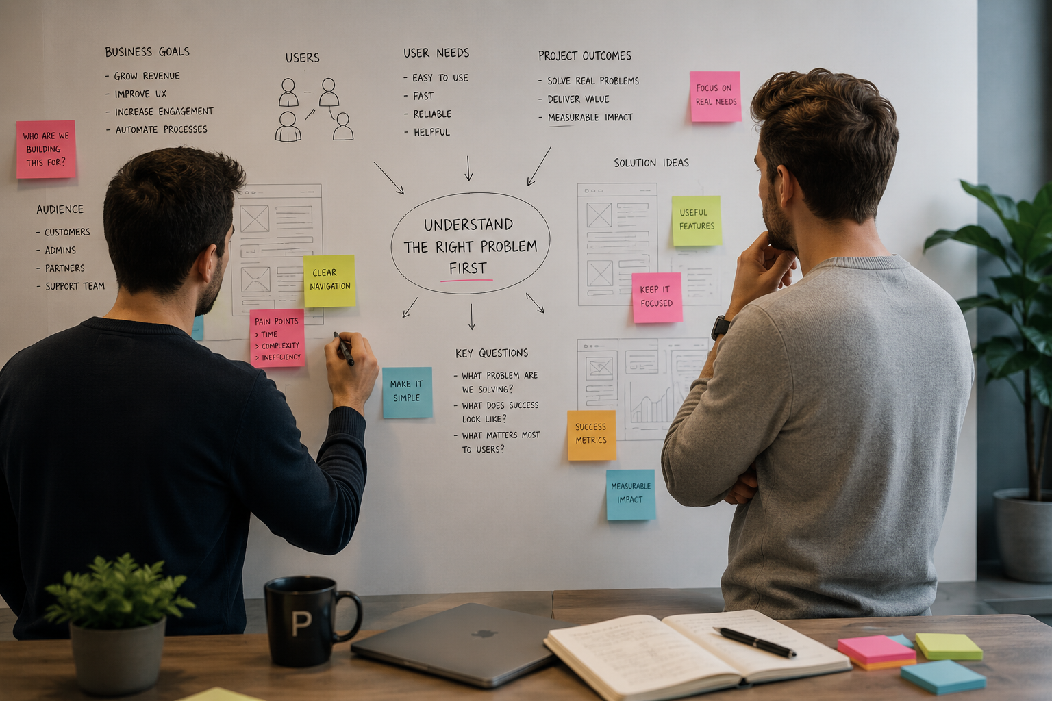 Digital project planning workshop