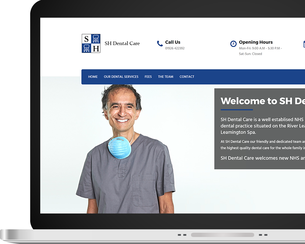 SH Dental Care Home Page